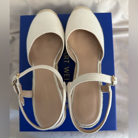 Stuart Weitzman White Espadrilles - Picture 5 of 7